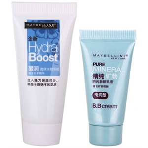 Maybelline 美宝莲（醒润激泽水精华霜8ml+精纯矿物瞬间新颜乳液5ml）