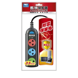 酷博防火型3孔排插插座接线板3.5米线CP–FH301035