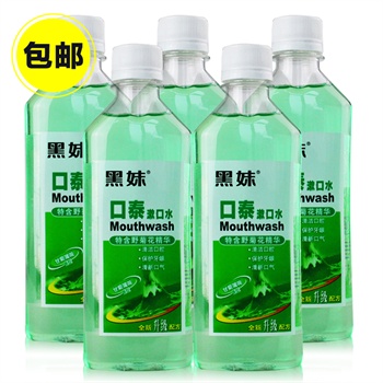 黑妹清朗抗蛀漱口水300ml小组,黑妹清朗抗蛀漱