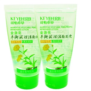 可怡本草 金盏花平衡调理洁面晶露100g*2