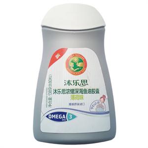 沐乐思 浓缩深海鱼油胶囊（薄荷味）80片/瓶