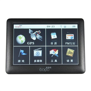 【当当自营】Bopo 博鹏 E路航 GPS导航仪 LH-2011 4.3寸 带4Gsd卡 双正版地图