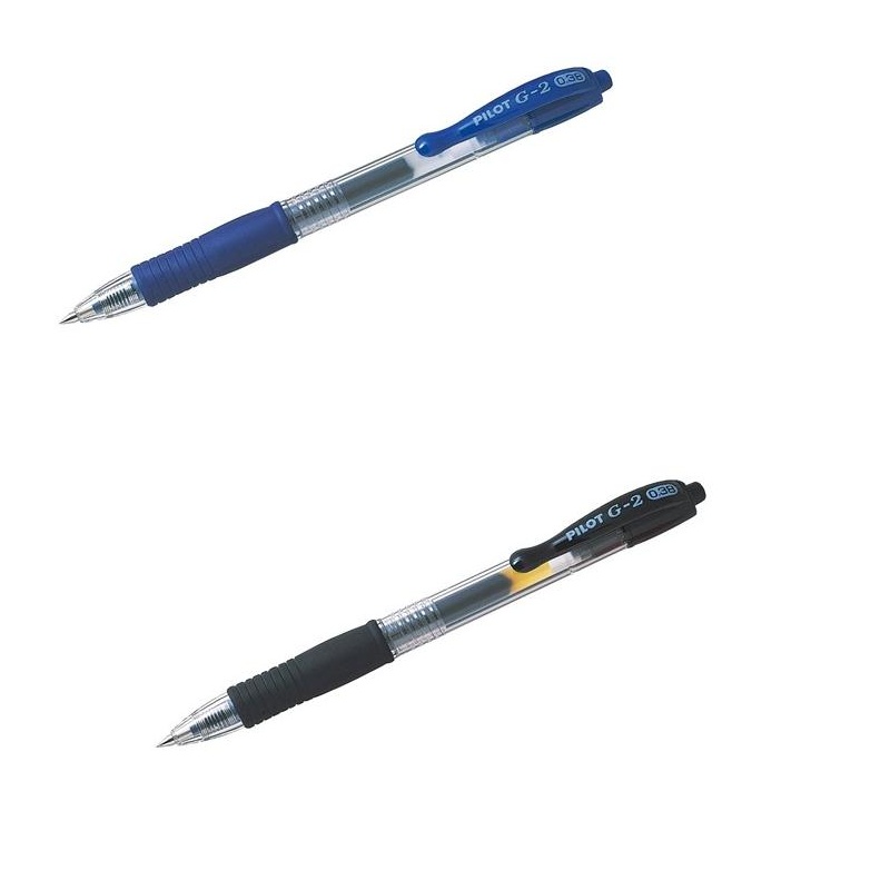 pilot百乐按动啫喱笔blg27百乐g2中性笔07mm12支一盒红色