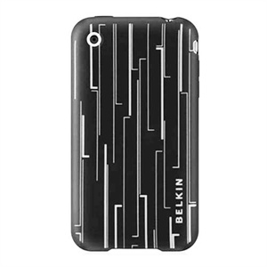 贝尔金Belkin iPhone 3GS 激光图纹硅胶套(个性移位线条)