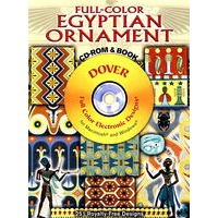 全色埃及装饰图案（书和光盘）Full-Color Egyptian Ornament CD-ROM and Book