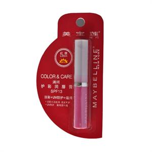 美宝莲清润护彩润唇膏SPF13(红棕LS504)1.9g