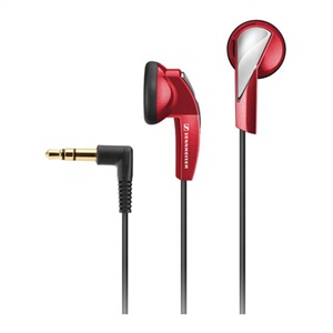 【当当自营】 Sennheiser森海塞尔 MX365 Red 耳塞 强劲低音驱动 红色