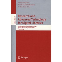 Research and Advanced Technology for Digital Libraries 数字图书馆用研究与先进技术/会议录