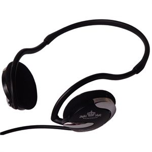 【当当销售配送】ECHOTECH 丹麦意高 CE209 后挂式耳麦(黑色)