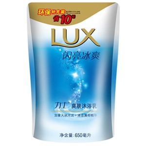 力士 闪亮冰爽美肤沐浴乳 650ml