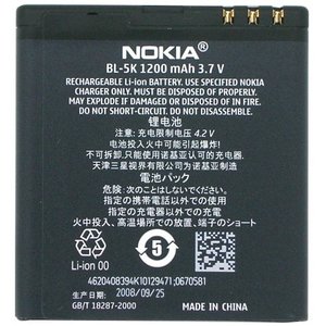【当当销售配送】诺基亚BL-5K原装电池(简装)