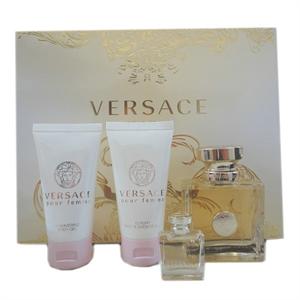 Versace 范思哲 经典同名女士香水四件套(香水50ml+香水5ml+身体乳50ml+身体乳5ml)