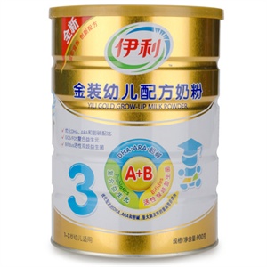 伊利 金装幼儿配方奶粉 900g/桶(1-3岁)