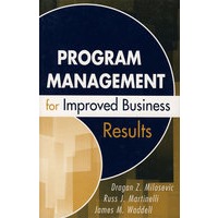 Program management for improved business results改进商业成效的规划管理