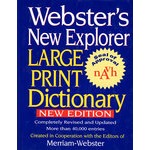 (韦氏新探索者词典（大字体）)Webster's New Explorer Large Print Dictionary