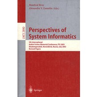 Perspectives of Systems Informatics系统信息学透视/会议录