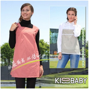 意大利KISSBABY防辐射衣银纤天丝双层马甲FDB/71130S