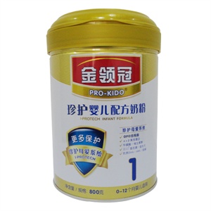 伊利金领冠珍护婴儿配方800g
