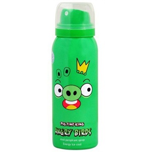 AngryBirds愤怒的小鸟 王者能量冰酷香体止汗喷雾（猪精国王）75ml（进）