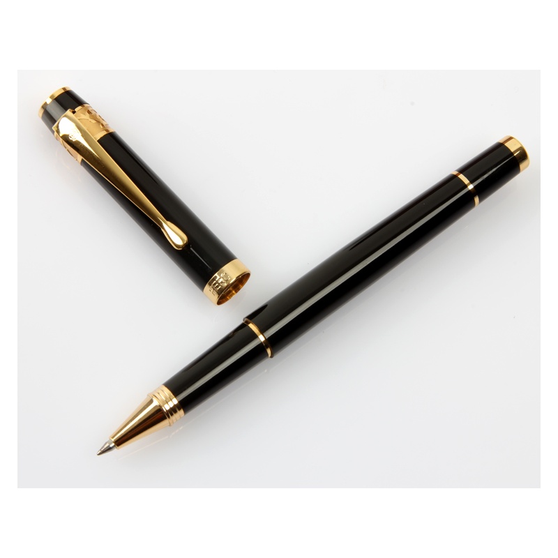 【英雄55黑色镀金宝珠笔笔类】正品HERO 英雄55黑色镀金宝珠笔 英雄签字笔 英雄宝珠笔 英雄笔价格_行情_参数_报价-当当网