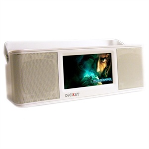[当当销售配送]迪客（DIGIKEY）DK-2012 全高清音响 白色