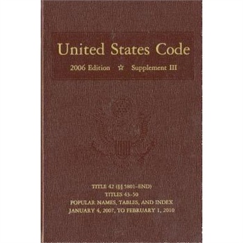 【预订】united states code, 2006, supplement 3, v. 4