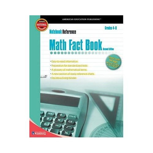 【预订】notebook reference math fact book: grades