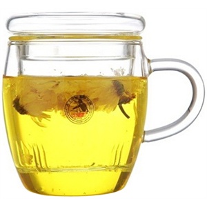 [当当自营]明尚德 300ML颐神耐热玻璃三件套玻璃胆泡茶杯TB215