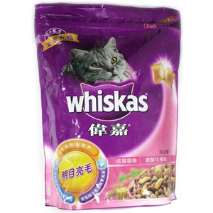 [当当自营]伟嘉 成猫猫粮香酥牛柳味1.3kg