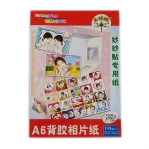 玉蜻蜓 A6背胶相片纸（100张装）
