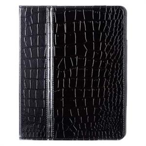 【当当自营】 hamimelon 哈密瓜 ipad2保护套 ipad2全套 Smart Cover 升级版智能超薄鳄鱼纹控带休眠全套 黑色