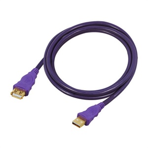【当当自营】 MillionWell 金佳佰业 高速USB2.0 紫色延长线 1.8米 24K镀金版 AM/AF