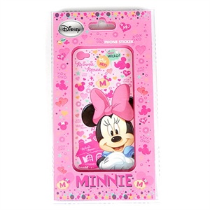 【当当自营】迪斯尼 米尼minnie iphone 4 手机防划伤贴(JH100131正背两面贴)