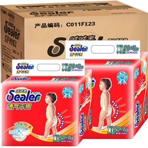 嘘嘘乐透气干爽大包装XL20+5 8包/箱