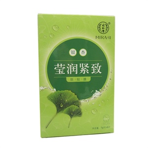 同仁堂 牌银杏莹润紧致眼贴膜6片/盒