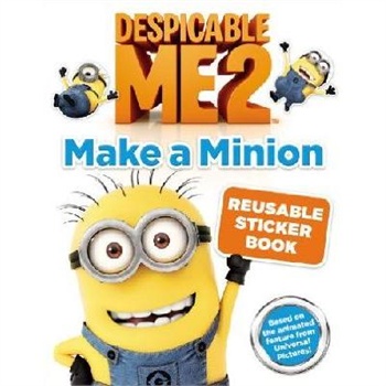英文原版 despicable me 2: make a minion reusable sticker 《卑鄙