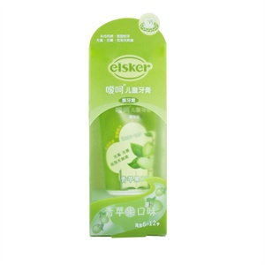 嗳呵儿童牙膏（换牙）青苹果味50g