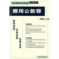 挪用公款罪——典型案例与法律适用（刑事类）24