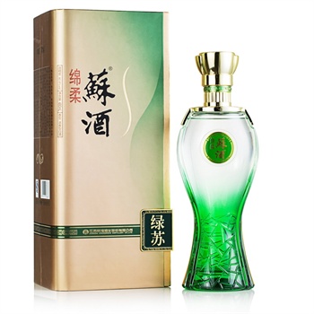 双沟出品 苏酒绵柔绿苏浓香型白酒 40.8度480ml价格()
