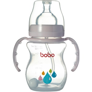 bobo 乐儿宝 PP新型塑料自动宽口奶瓶190毫升快流量BP337