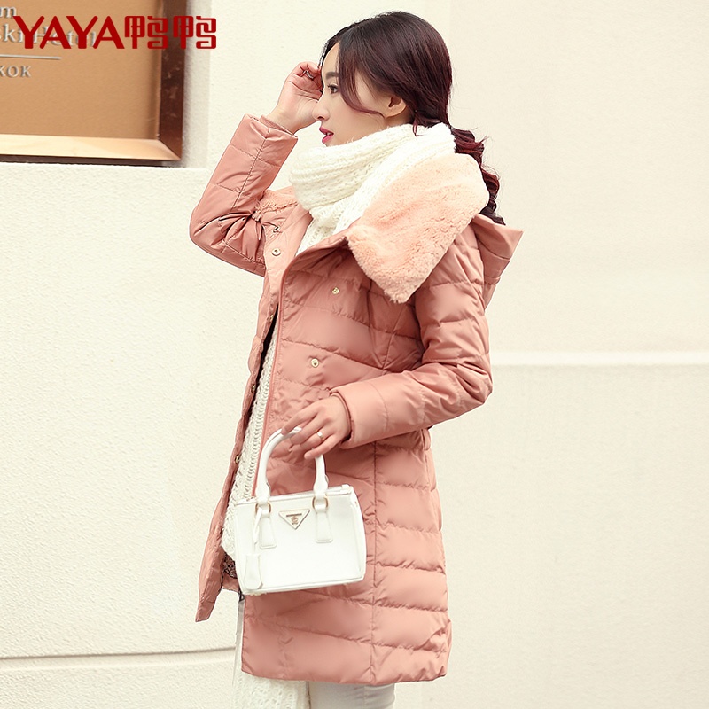 【鸭鸭羽绒<em>服</em>/棉衣】鸭鸭 yaya秋冬<em>外套</em>中长款