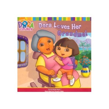 英文原版儿童书 dora loves her grandma 朵拉和她的外婆