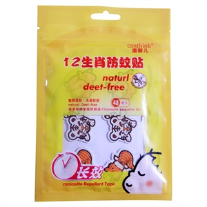 康馨儿12生肖防蚊贴48片
