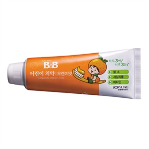 保宁幼儿牙膏（橙子）90g-来自韩国的婴幼儿口腔护理专家BY10-05（售完为止）