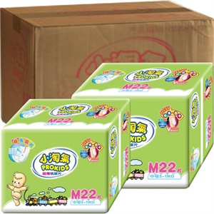小淘气 超薄纸尿片M 22片 18包/箱