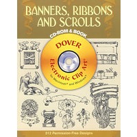 Banners, Ribbons and Scrolls CD-ROM and Book 旗、带与卷轴（书和光盘）