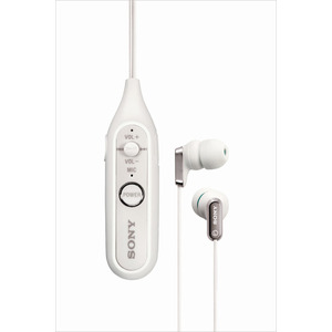 索尼耳机 DR-BT100CX 入耳式蓝牙耳机 白色 BT2.1+EDR，轻松配对