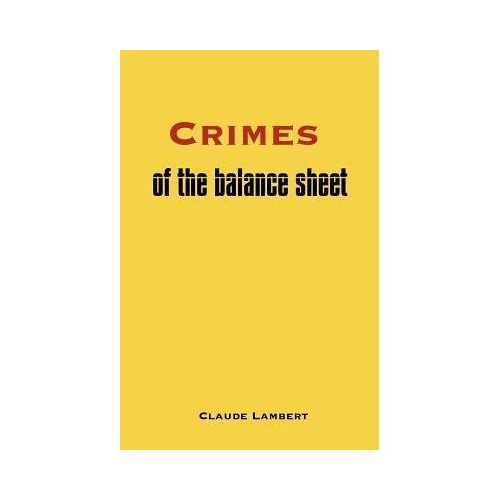 【预订】crimes of the balance sheet