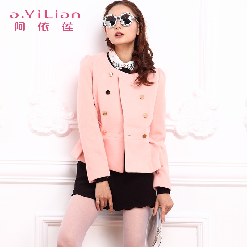 【阿依莲2015年<em>春季</em>新品时尚修身<em>女款</em>外套 春