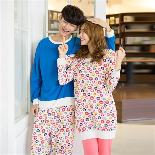 2013<em>秋款纯棉睡衣</em>大嘴猴长袖<em>情侣</em>款家居服套